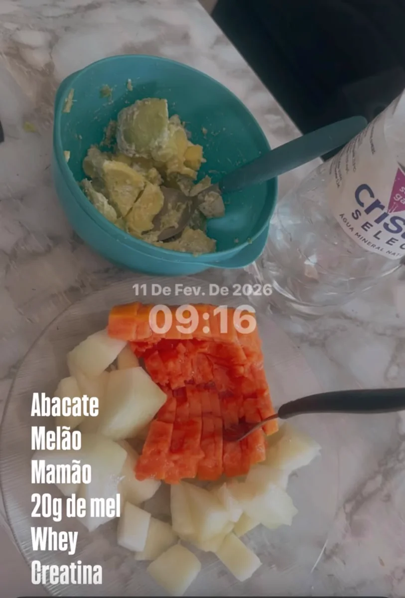 Registro de rotina alimentar